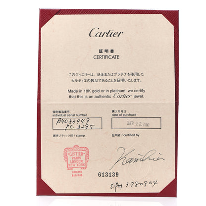 Cartier 18K Pink Gold Diamond 3mm C De Cartier Wedding Band Ring 49 4.75 5 of 5