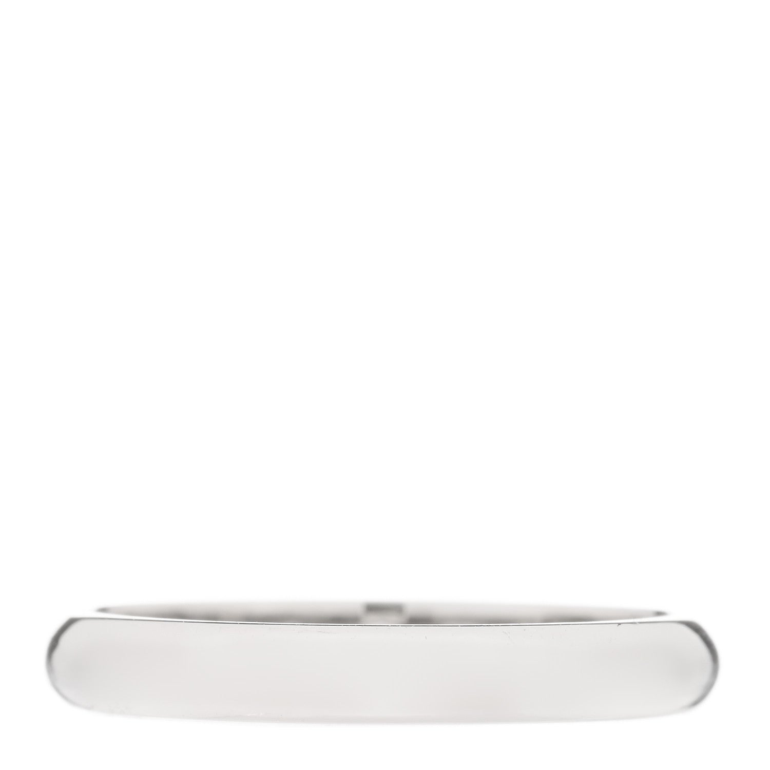 Cartier Platinum Diamond 2.6mm 1895 Wedding Band Ring 46 3.75 3 of 5