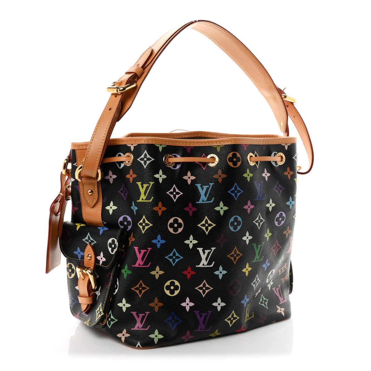 Monogram Multicolor Petit Noe Black