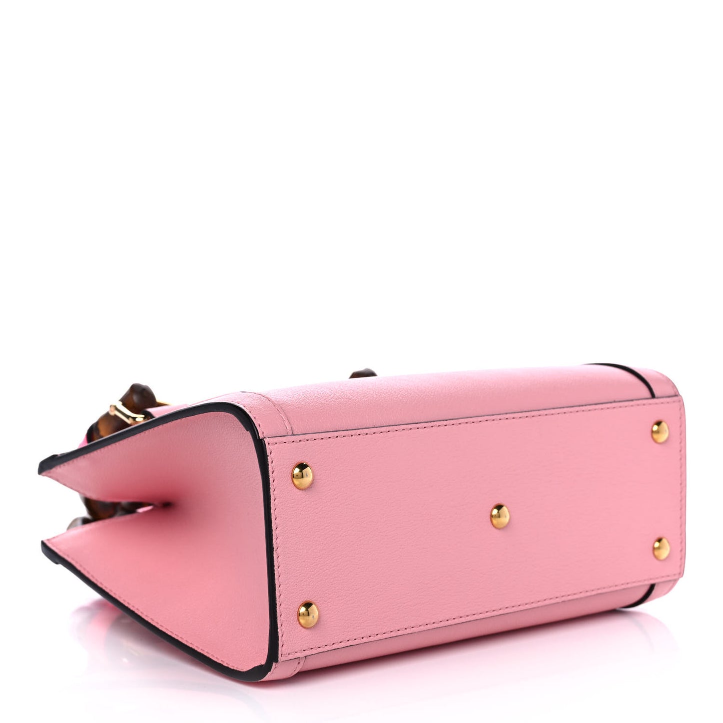 Wonka Grain Calfskin Mini Diana Tote Bag Wild Rose Fuxia Fluo