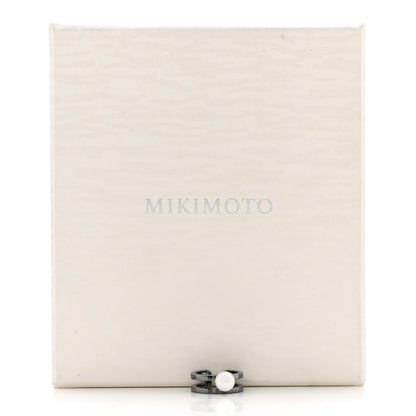 Mikimoto Darkened Sterling Silver Akoya Pearl 6mm Passionoir Ear Cuff 6 of 6