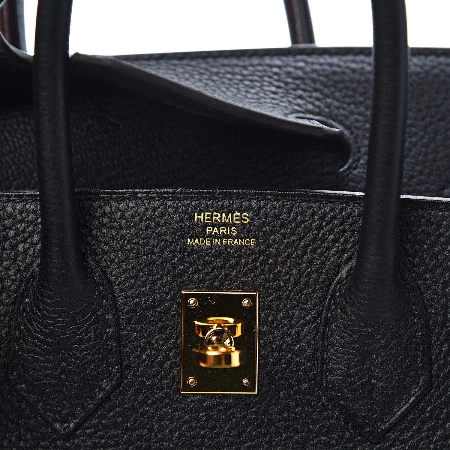 Hermes Togo Birkin 25 Black 7 of 35