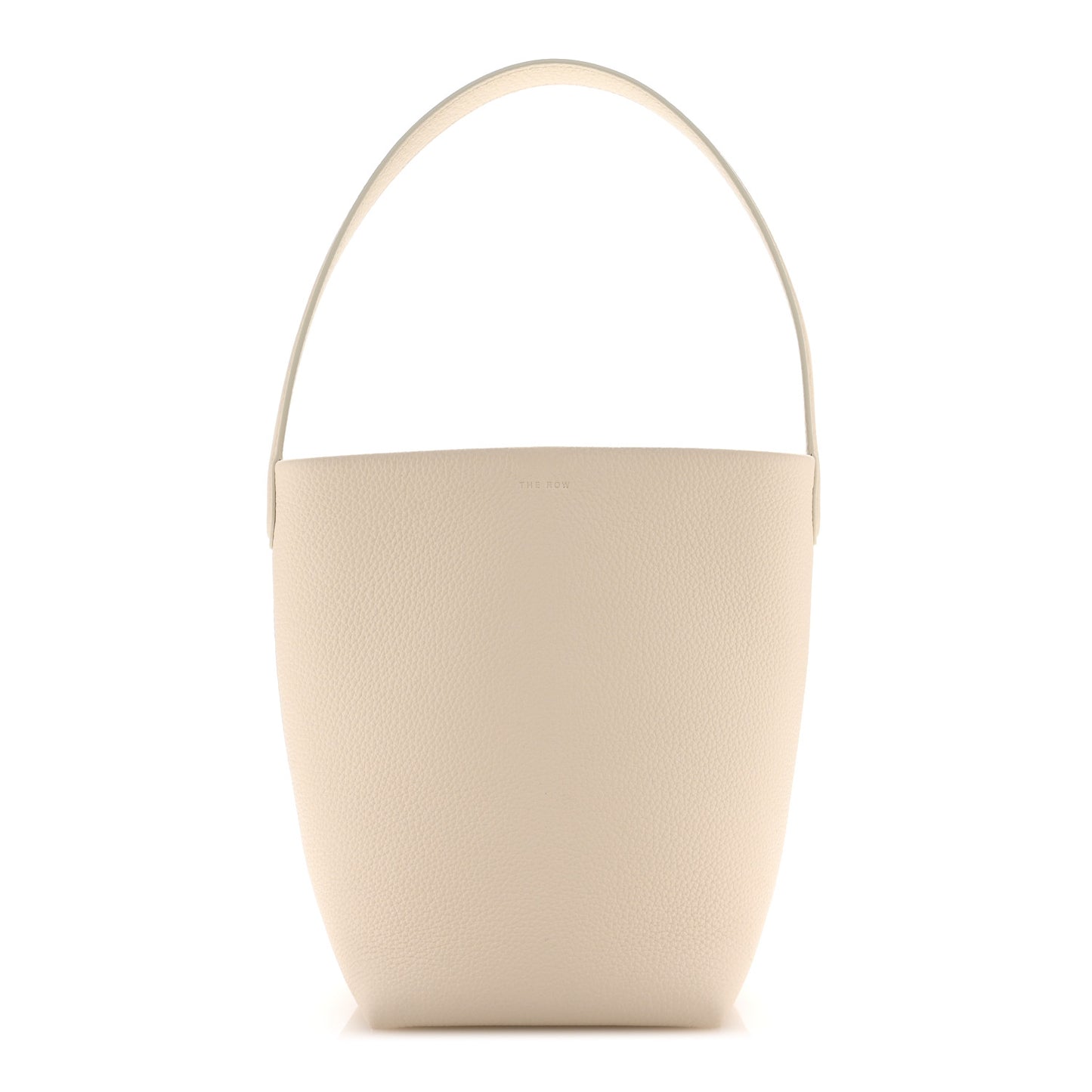 Grained Calfskin Small N/S Park Tote Ivory