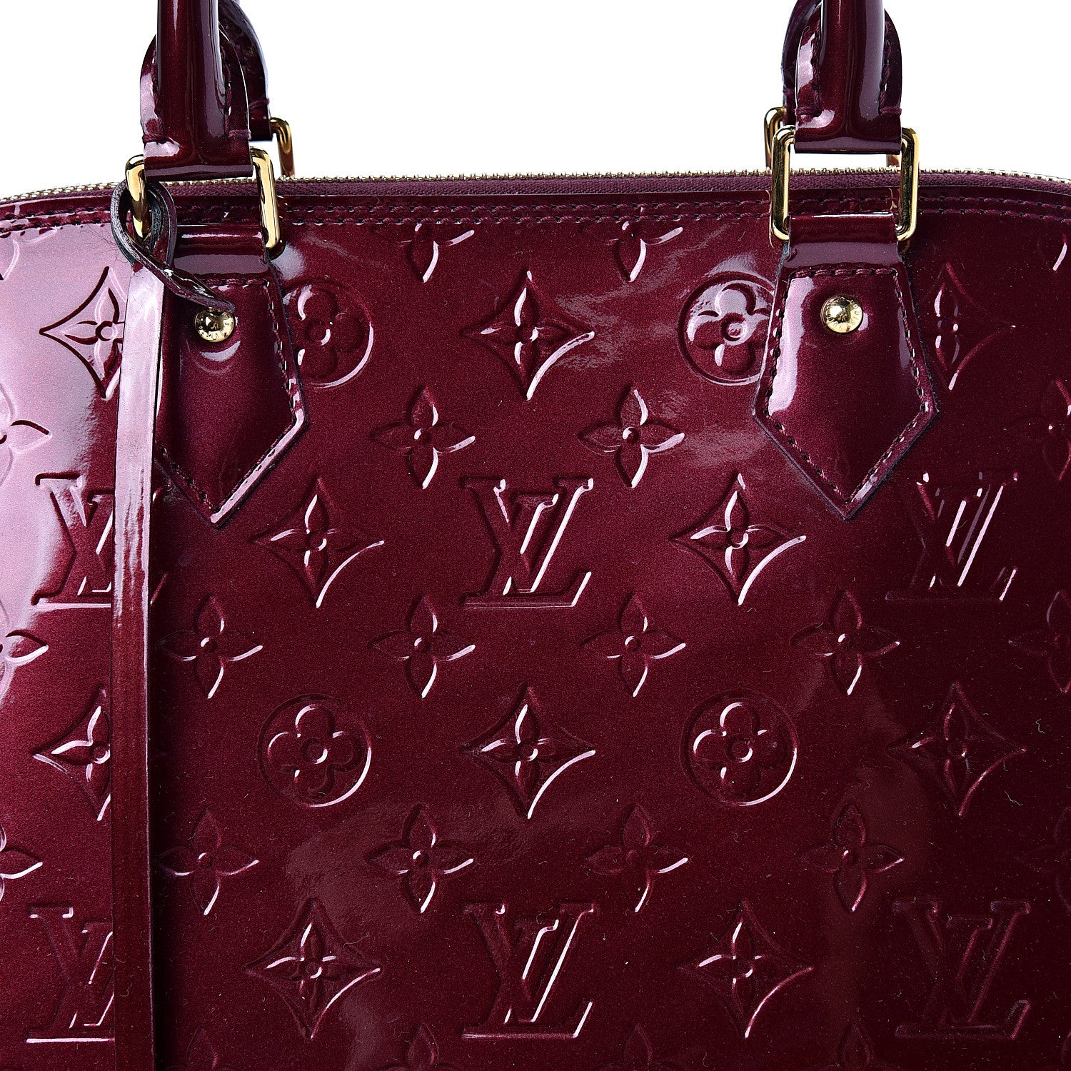 Louis Vuitton Vernis Alma GM Rouge Fauviste 7 of 14