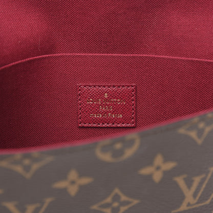 Louis Vuitton Monogram Pochette Felicie Chain Wallet Fuchsia 5 of 9