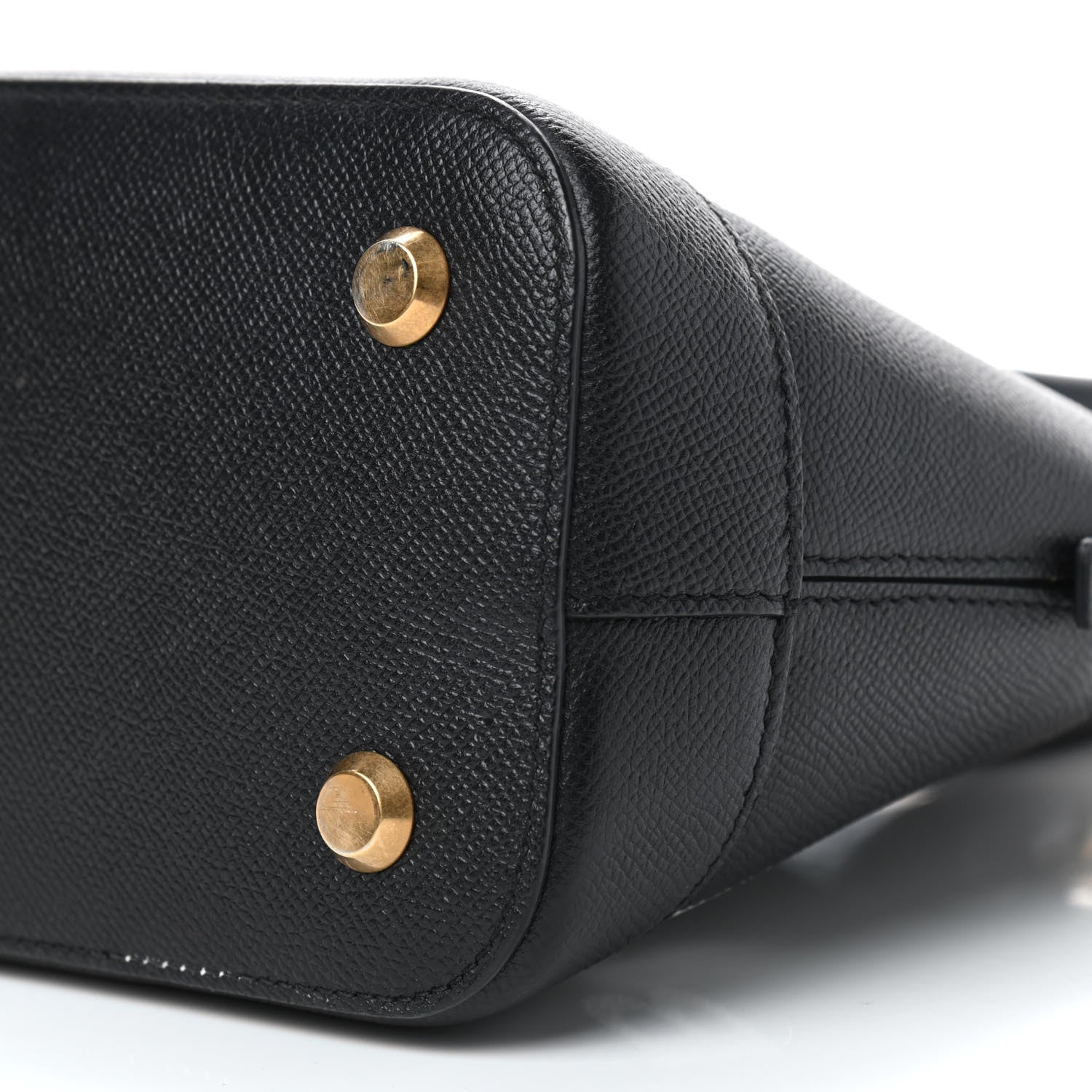 Balenciaga Signature Grained Calfskin Logo S Ville Top Handle Bag Black 11 of 11