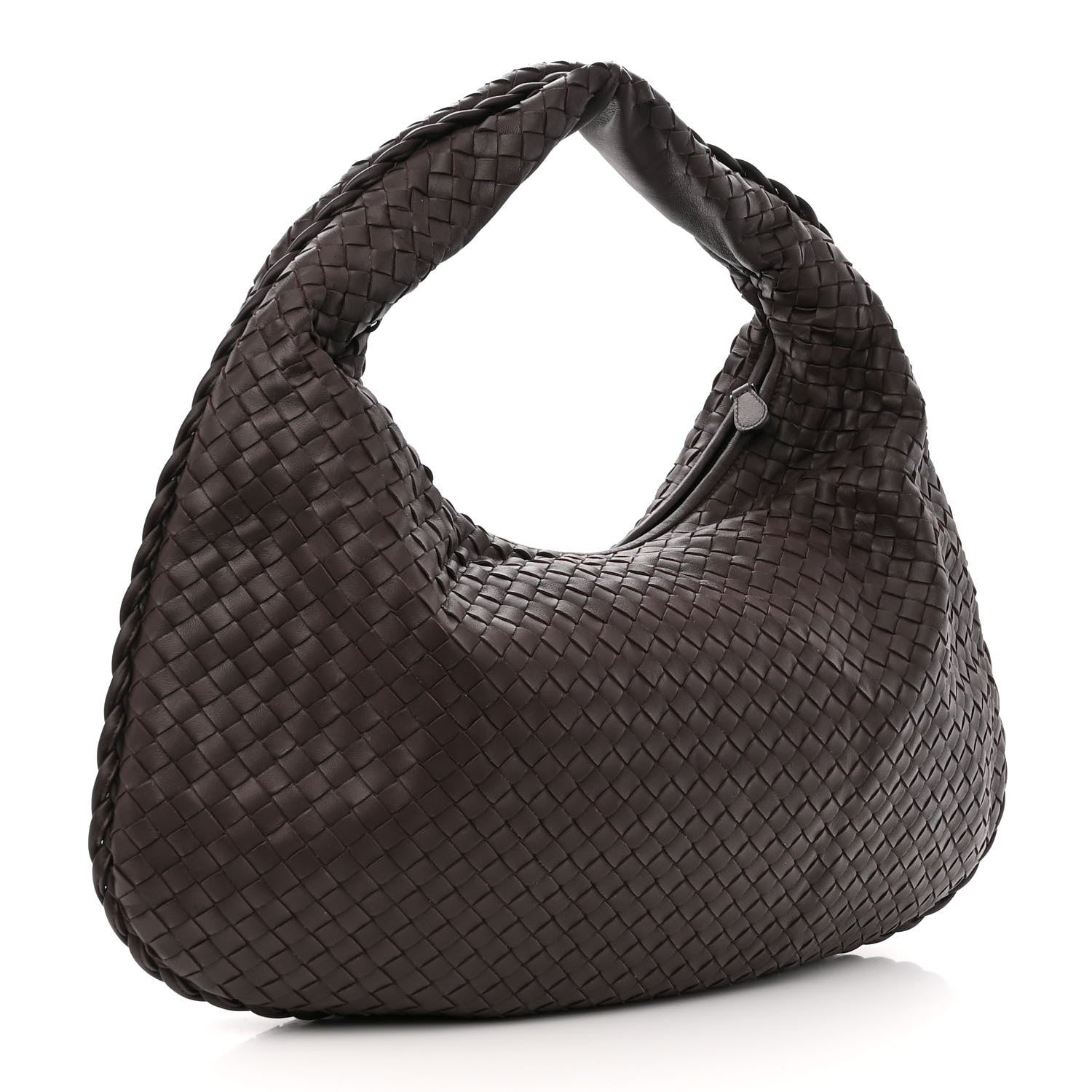 Bottega Veneta Nappa Intrecciato Large Veneta Hobo Ebano 3 of 9