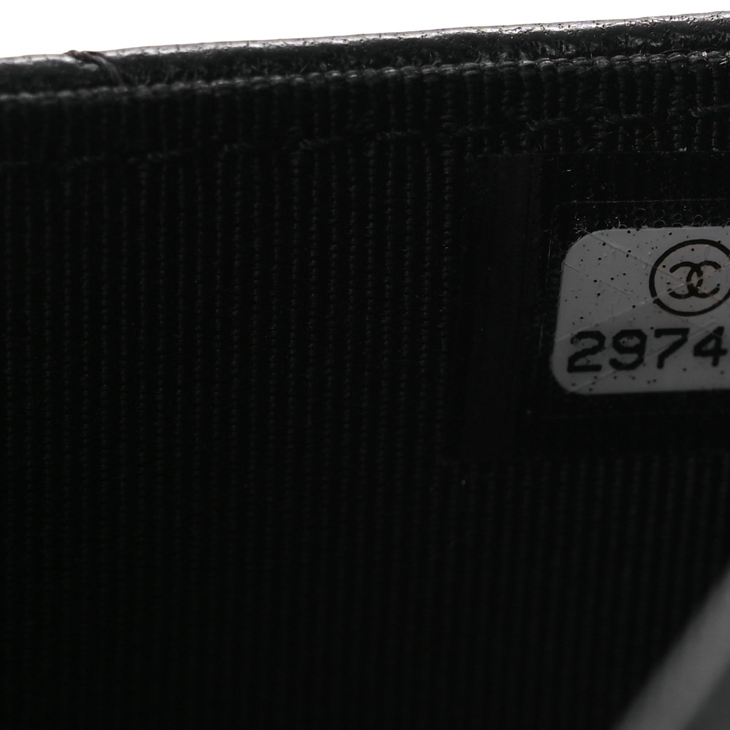 Lambskin Quilted Wallet On Chain WOC Black