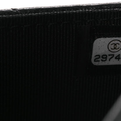 Chanel Lambskin Quilted Wallet On Chain WOC Black 8 of 14