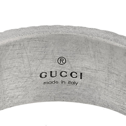 Gucci Sterling Silver Double G Band Ring 55 7.25 4 of 4