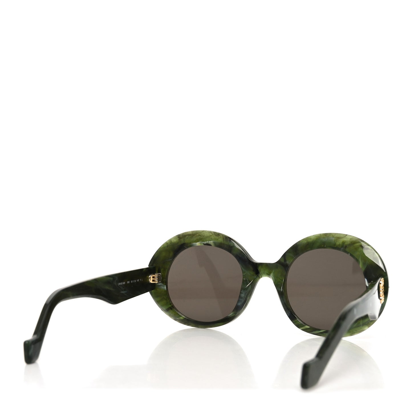 Acetate Oval Anagram Sunglasses LW40146I Green