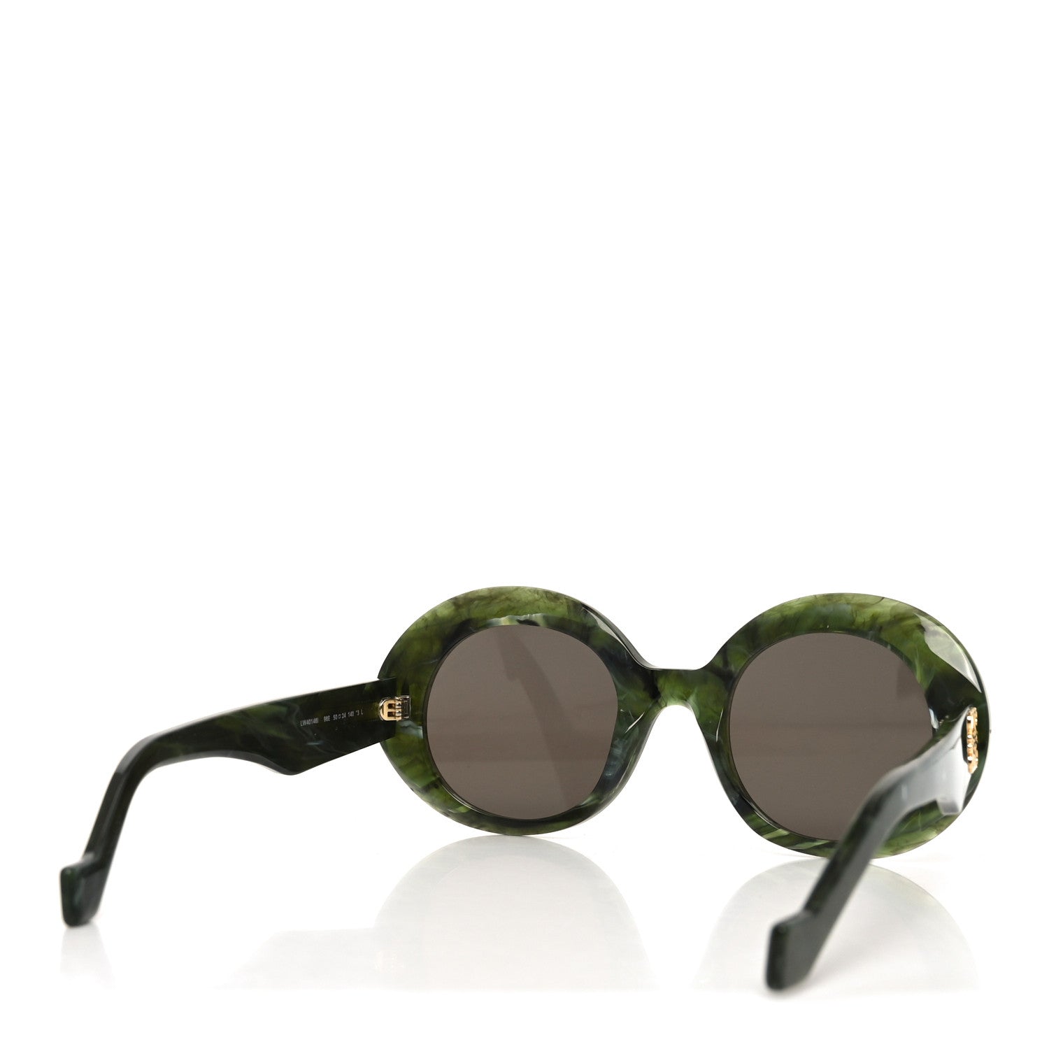 Loewe Acetate Oval Anagram Sunglasses LW40146I Green 4 of 7