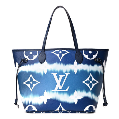 Louis Vuitton Monogram Escale Neverfull MM Blue 1 of 4