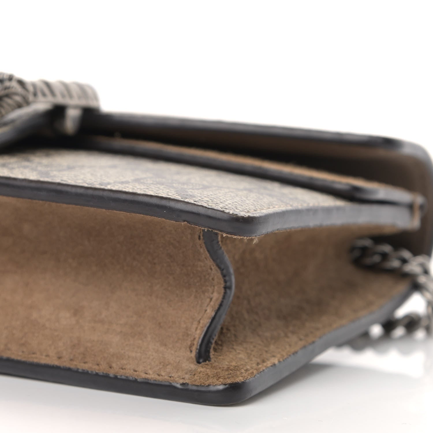 Gucci GG Supreme Monogram Super Mini Dionysus Shoulder Bag Taupe 8 of 11