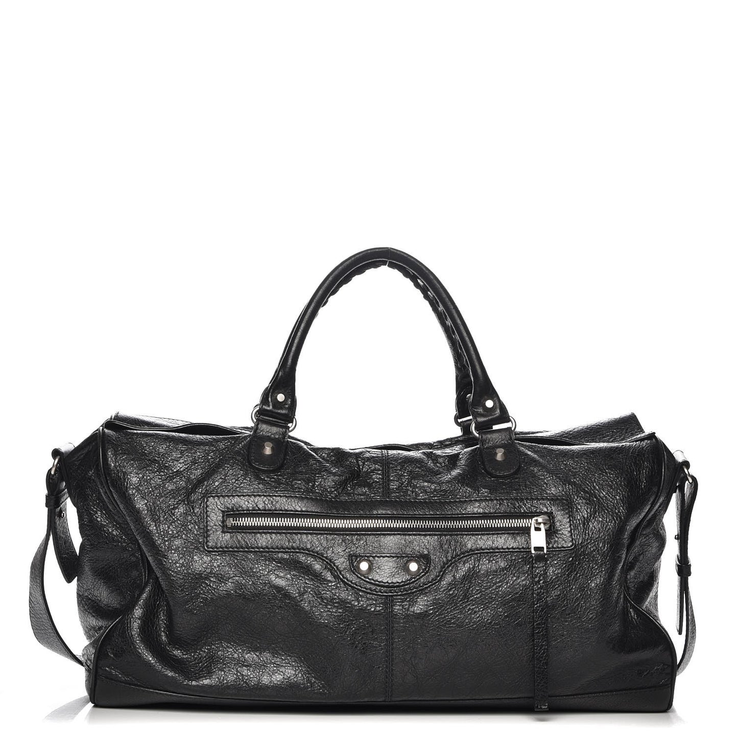Agneau Classic Hardware S Squash Boston Black