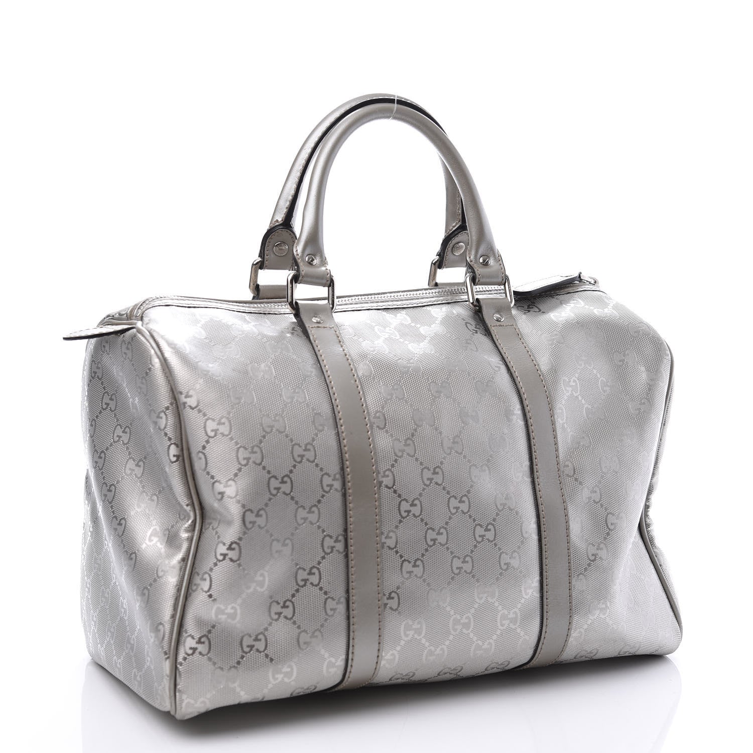 Gucci Imprime Monogram Medium Joy Boston Silver 2 of 10