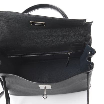 Hermes Togo Kelly Retourne 28 Bleu Ocean 4 of 8