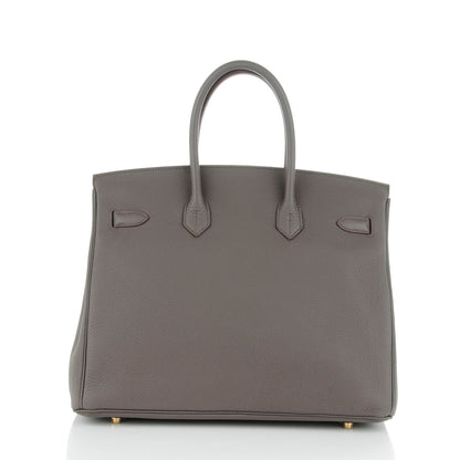 Hermes Togo Birkin 35 Etain 4 of 22