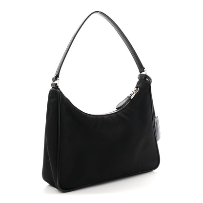 Prada Tessuto Nylon Saffiano Mini Re-Edition 2005 Bag Black 3 of 11