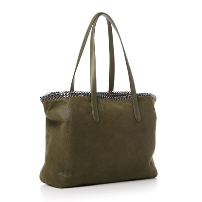 Stella McCartney Shaggy Deer Falabella East West Shopper Tote Olive 3 of 10
