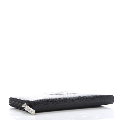 Chanel Caviar Large Timeless CC Zip Around Organizer Wallet Black 4 of 11