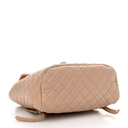 Chanel Lambskin Quilted Large Urban Spirit Backpack Beige 4 of 15