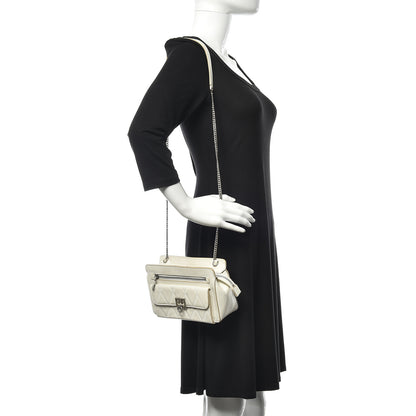 Givenchy Goatskin Diamond Quilted Pocket Crossbody White 2 of 10