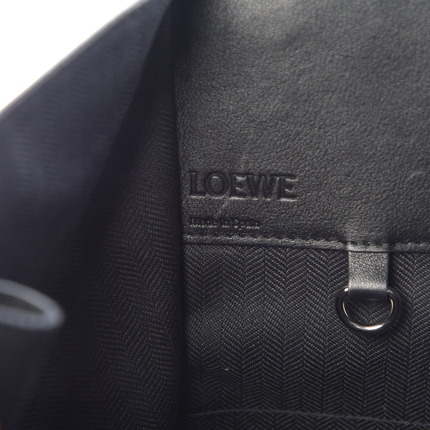 Calfskin Small Hammock Shoulder Bag Black