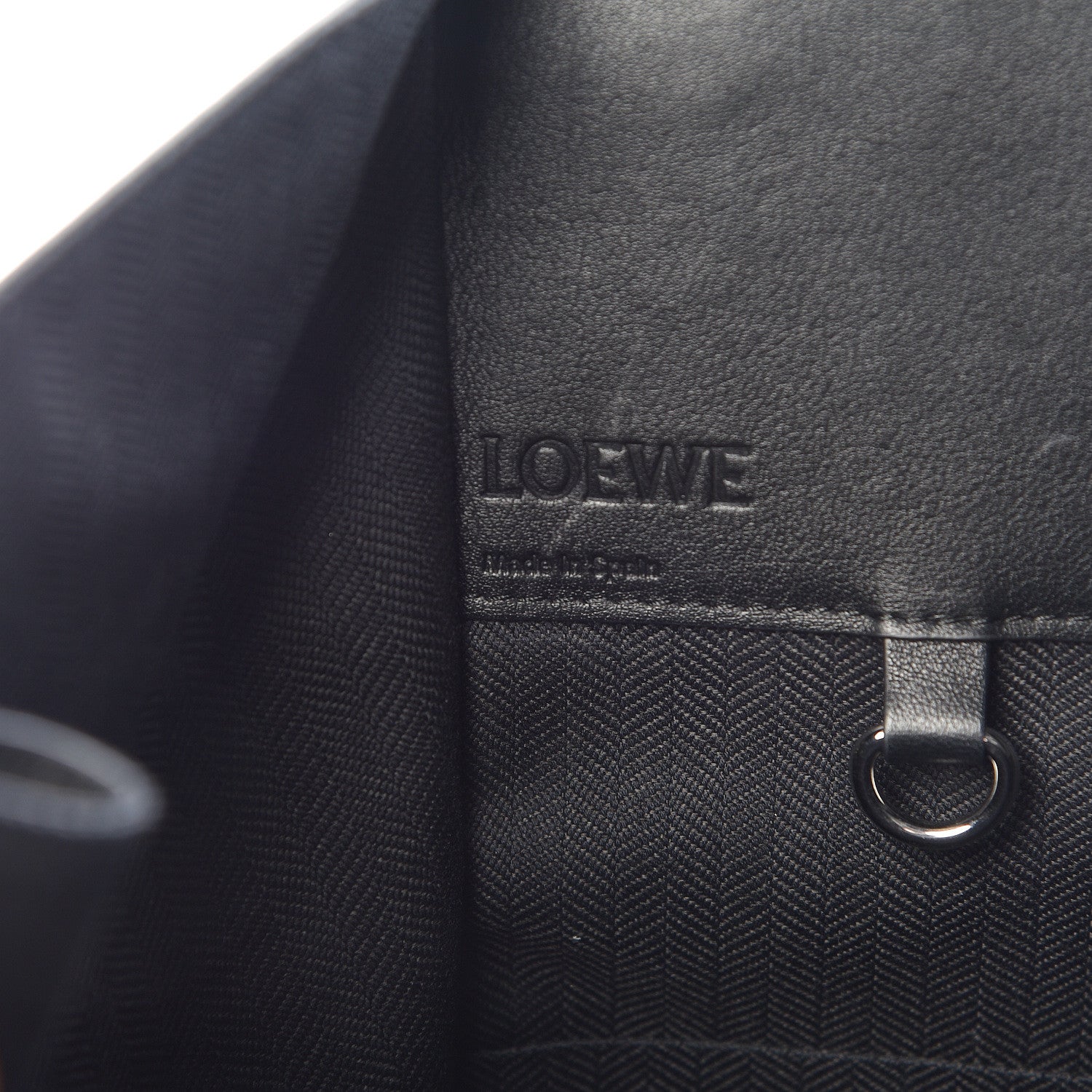 Loewe Calfskin Small Hammock Shoulder Bag Black 6 of 11