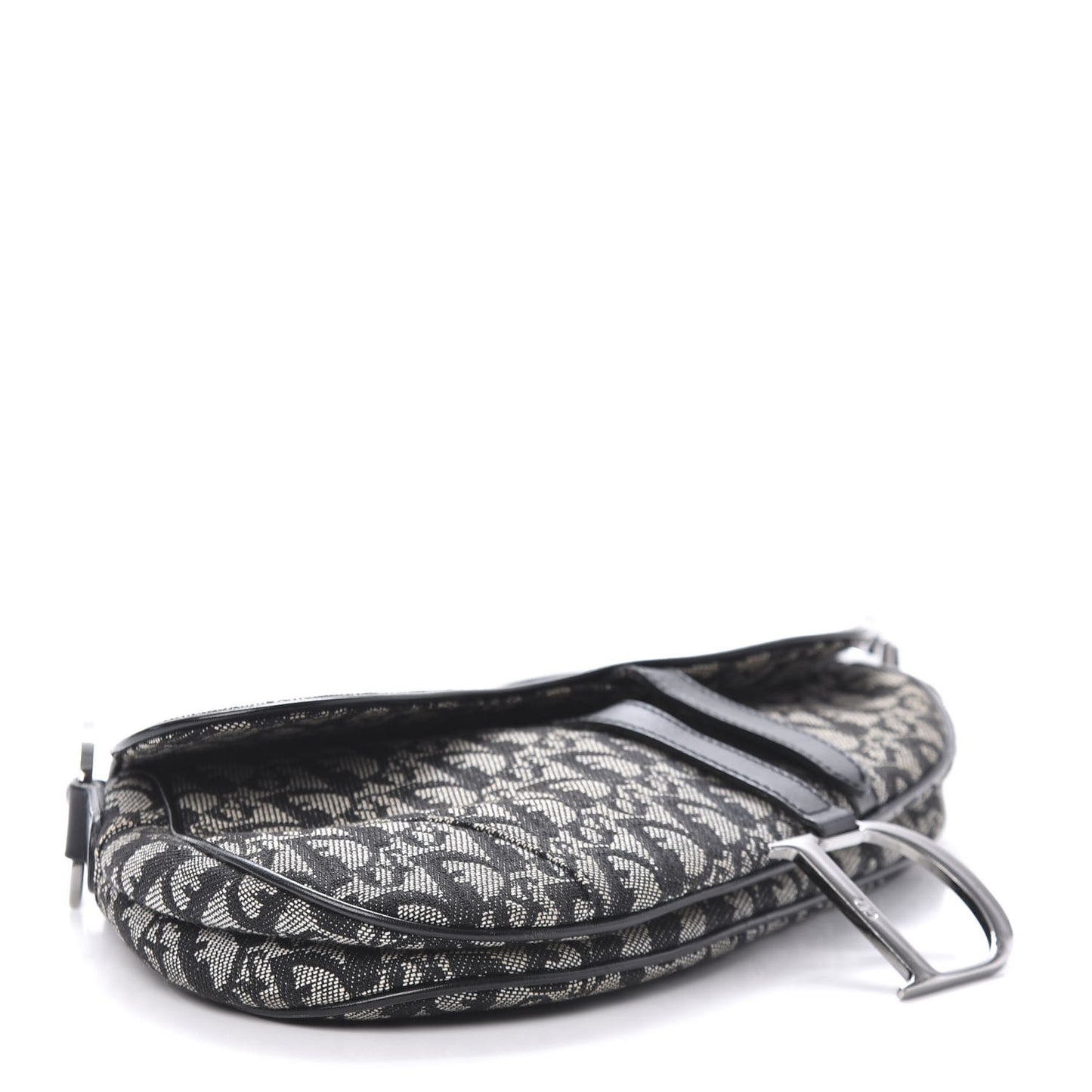 Monogram Saddle Bag Black