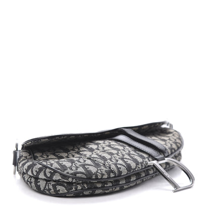 Christian Dior Monogram Saddle Bag Black 5 of 12