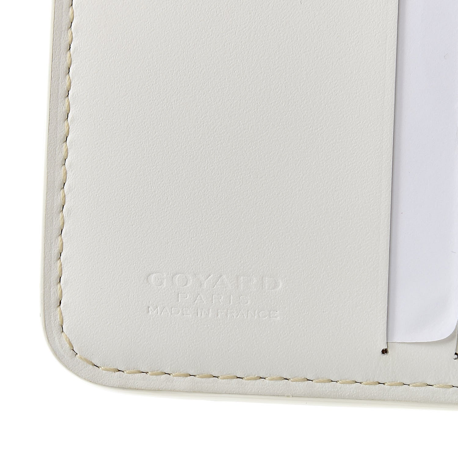 Goyard Goyardine Tuileries Wallet White 7 of 9