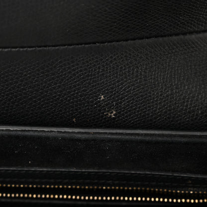Christian Dior Grained Calfskin Saddle Bag Black 11 of 14