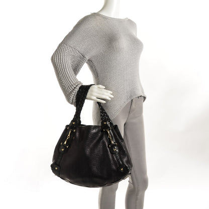 Gucci Guccissima Medium Pelham Shoulder Bag Black 2 of 8