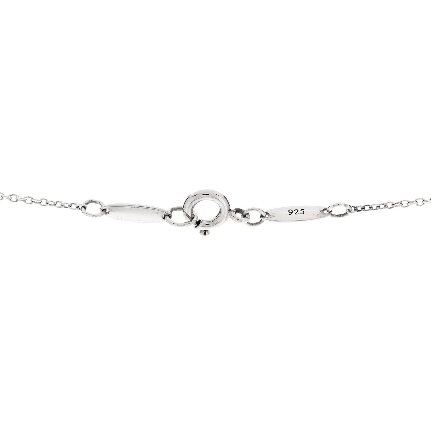 Sterling Silver 12mm Elsa Peretti Tear Drop Pendant Necklace