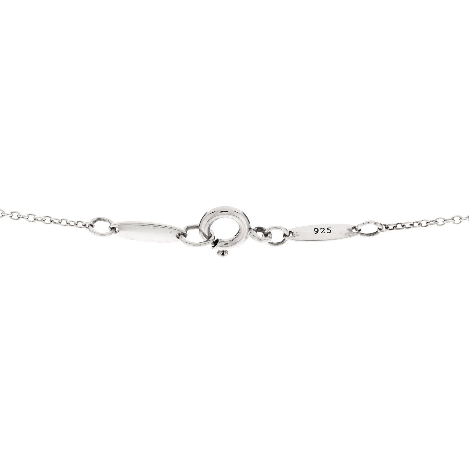 Tiffany Sterling Silver 12mm Elsa Peretti Tear Drop Pendant Necklace 4 of 7