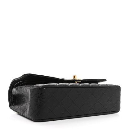 Chanel Caviar Quilted Medium Double Flap Black 4 of 11