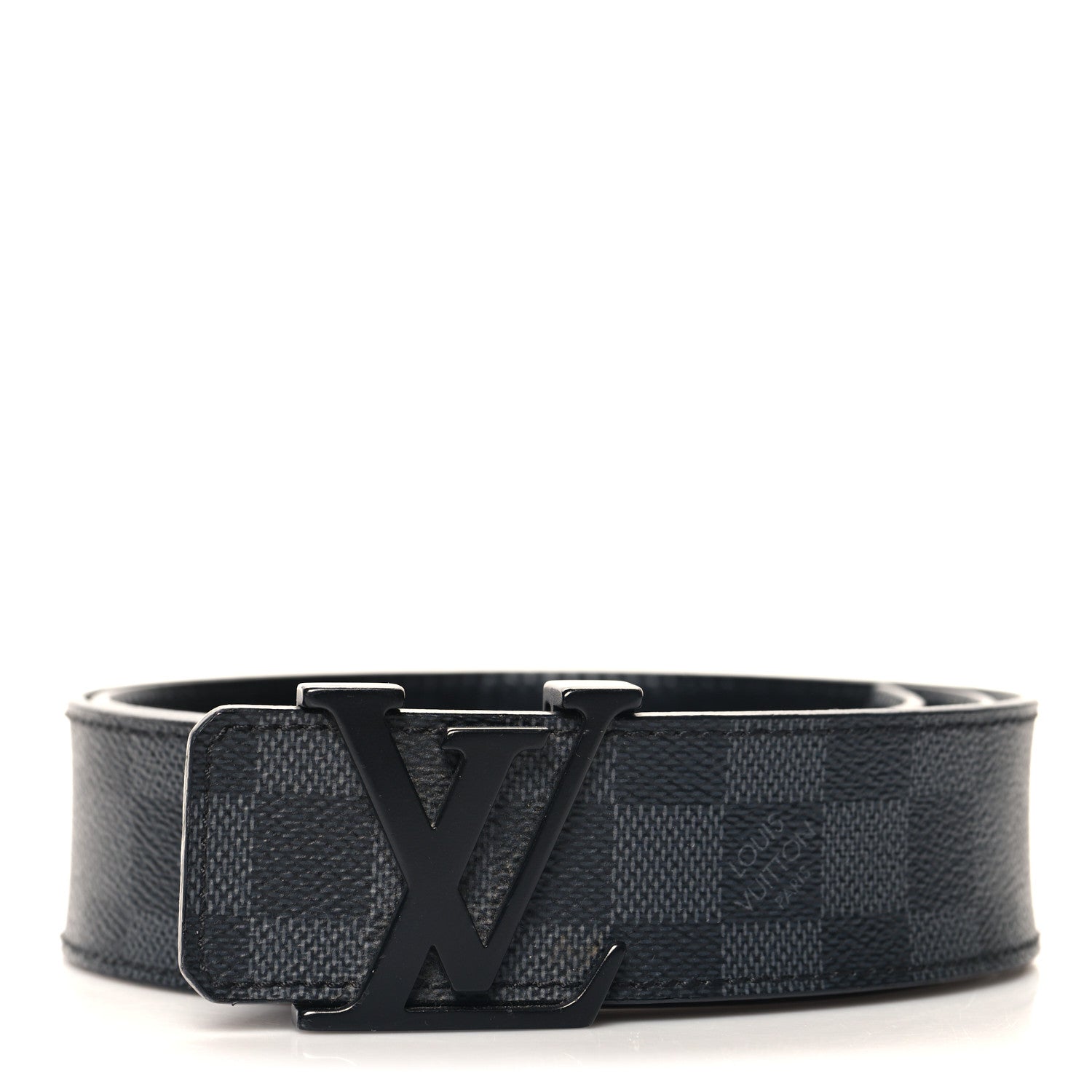 Louis Vuitton Damier Graphite 40mm LV Initiales Belt 90 36 1 of 6
