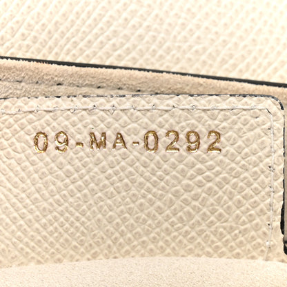 Christian Dior Grained Calfskin Saddle Bag With Strap Latte 7 of 10