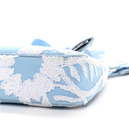 Prada Nylon Drill Logo Embroidered Re-Edition 2005 Shoulder Bag Celeste White 10 of 10