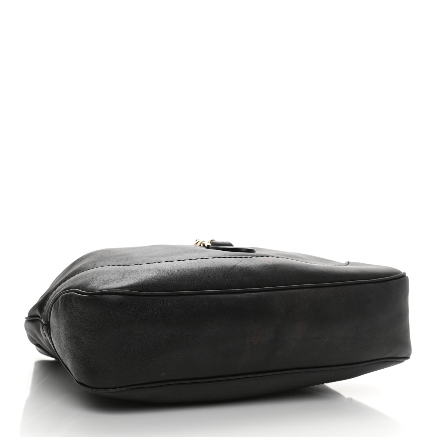 Calfskin Medium New Jackie Shoulder Bag Black