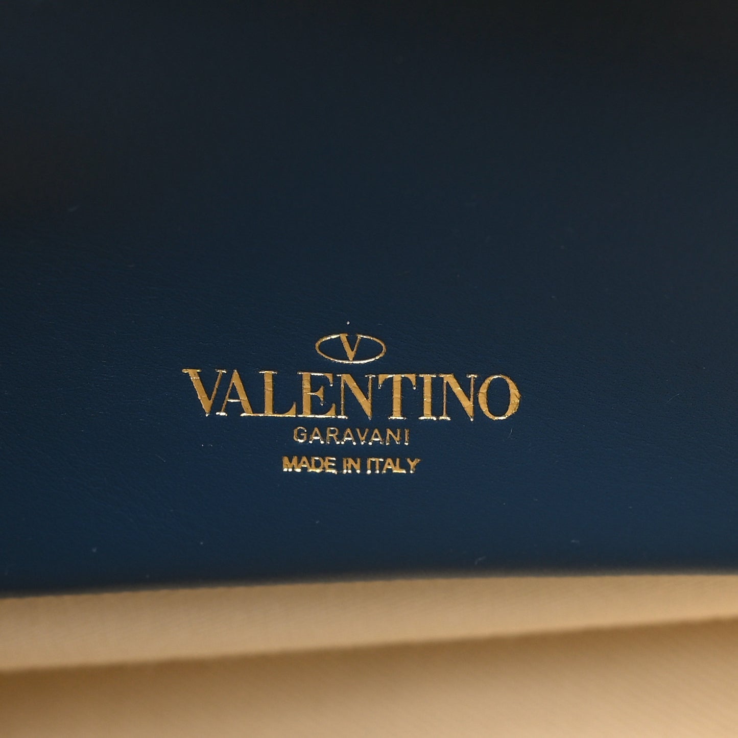 Calfskin VLogo Small Walk Tote Peacock