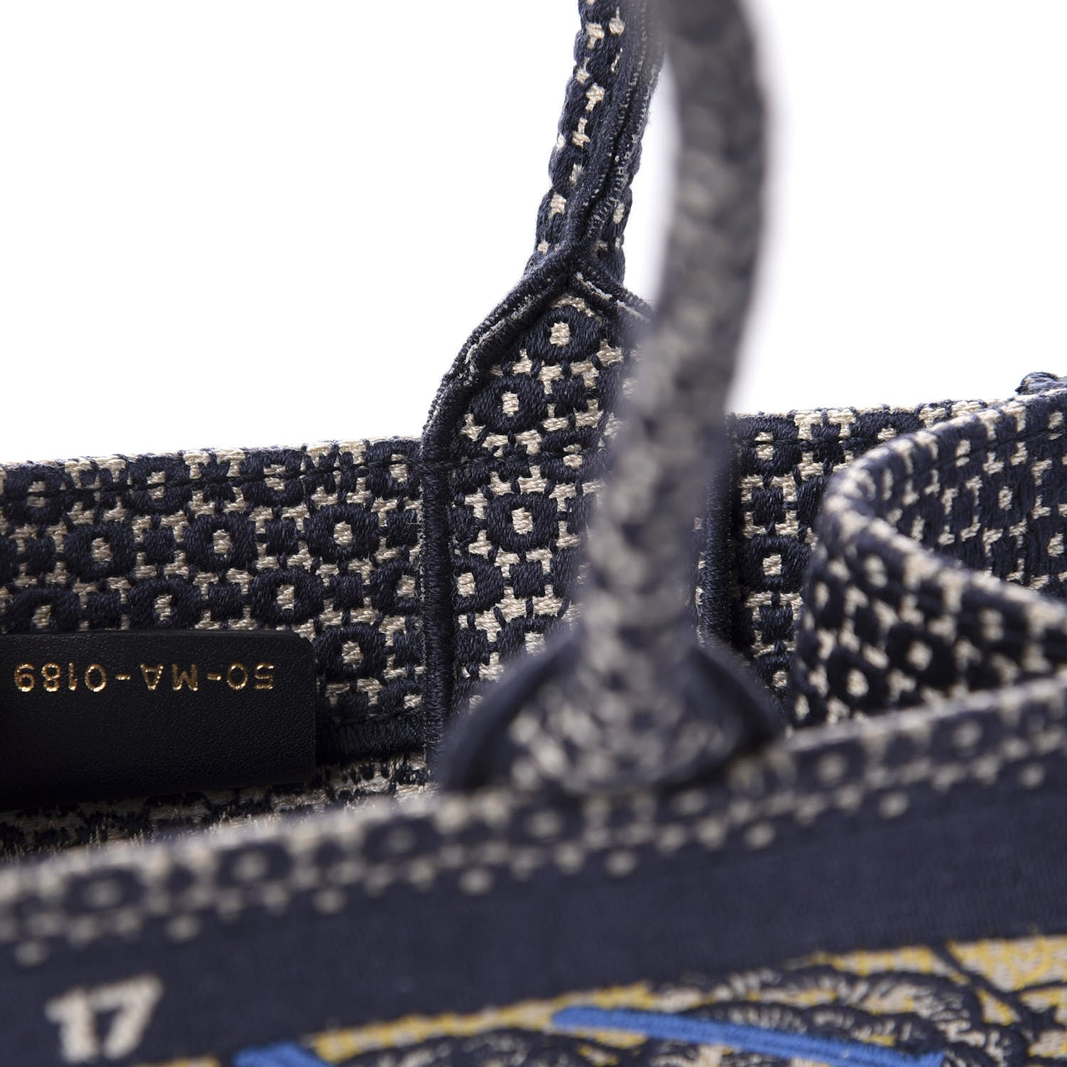Christian Dior Canvas Embroidered Vertical L'Etoile Book Tote 9 of 10