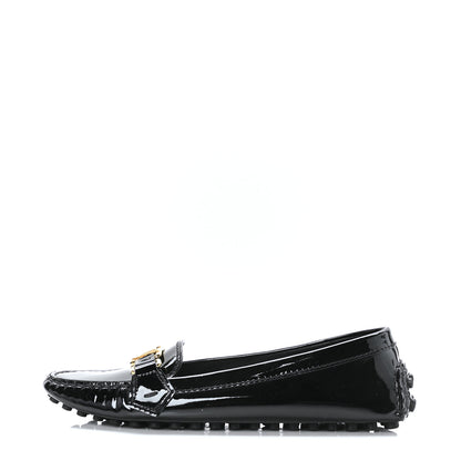 Louis Vuitton Patent Calfskin Oxford Loafers 40 Black 1 of 7