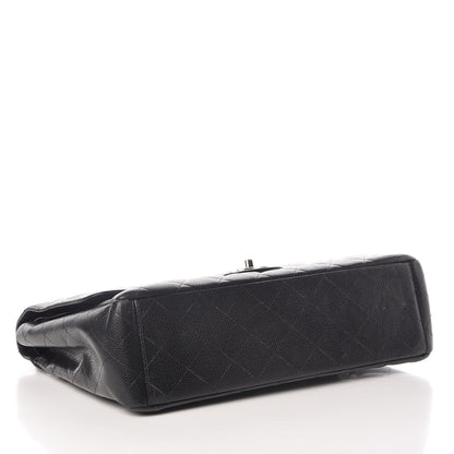 Chanel Caviar Quilted Maxi Double Flap Black 4 of 13