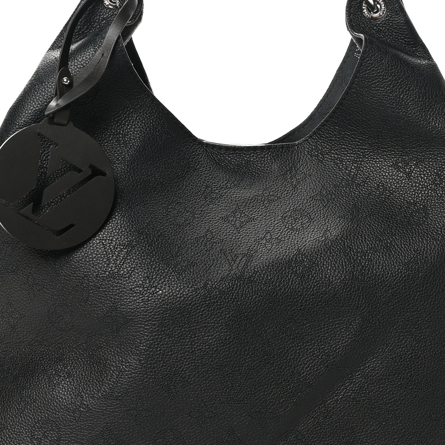 Louis Vuitton Mahina Carmel Hobo Black 7 of 9