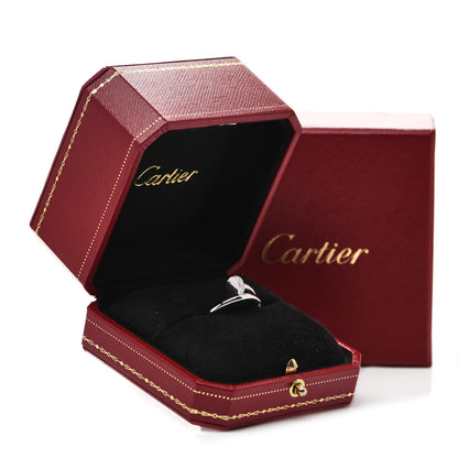Cartier 18K White Gold Diamond Juste Un Clou Ring 53 6.25 9 of 9