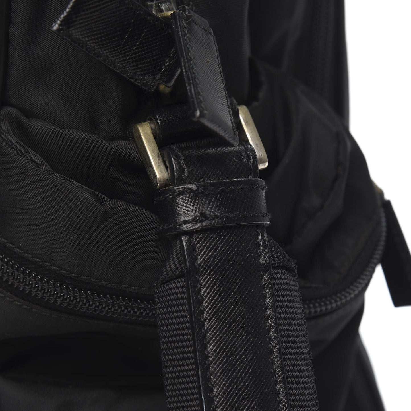 Tessuto Nylon Viaggio Travel Bag Black
