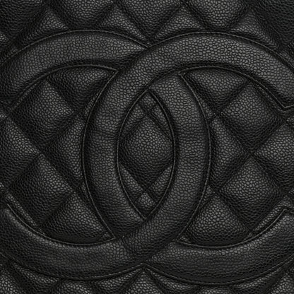 Chanel Caviar Quilted Medallion Tote Black 14 of 19