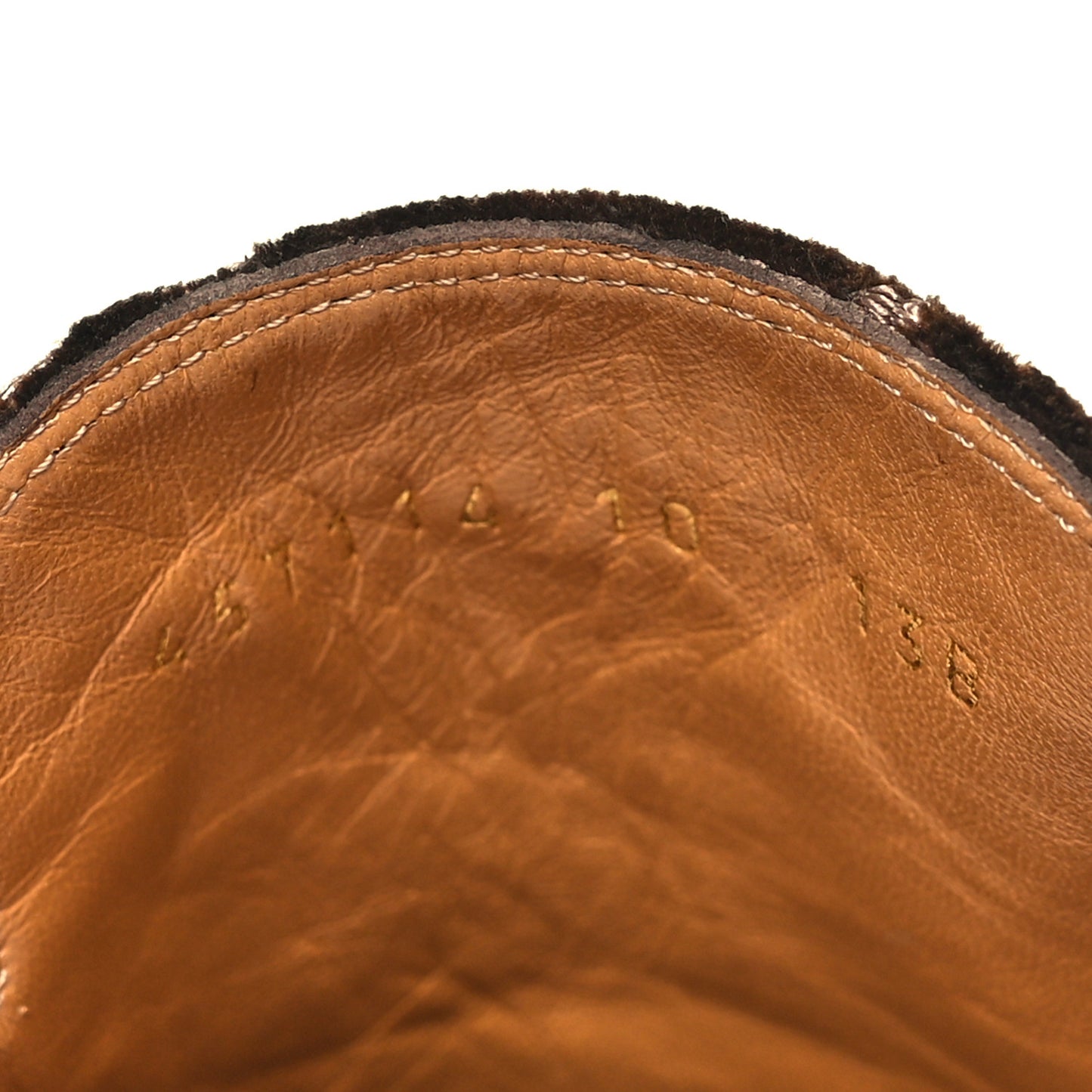 Velvet GG Monogram Mens Princetown Slippers 10 Brown